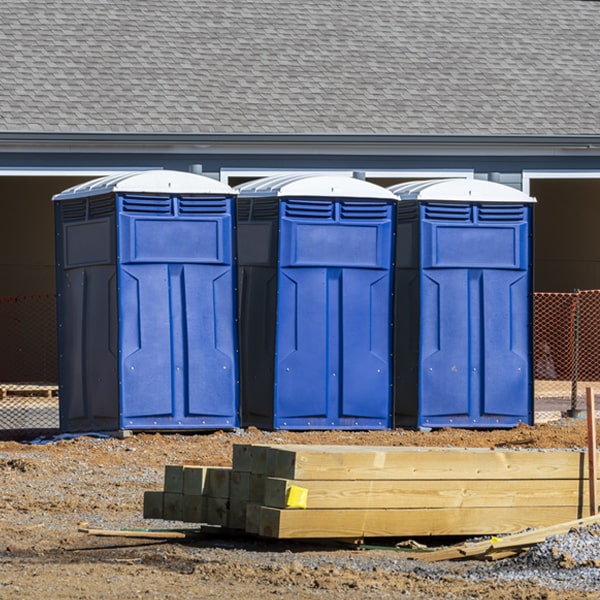 are there any restrictions on what items can be disposed of in the portable toilets in Sterling